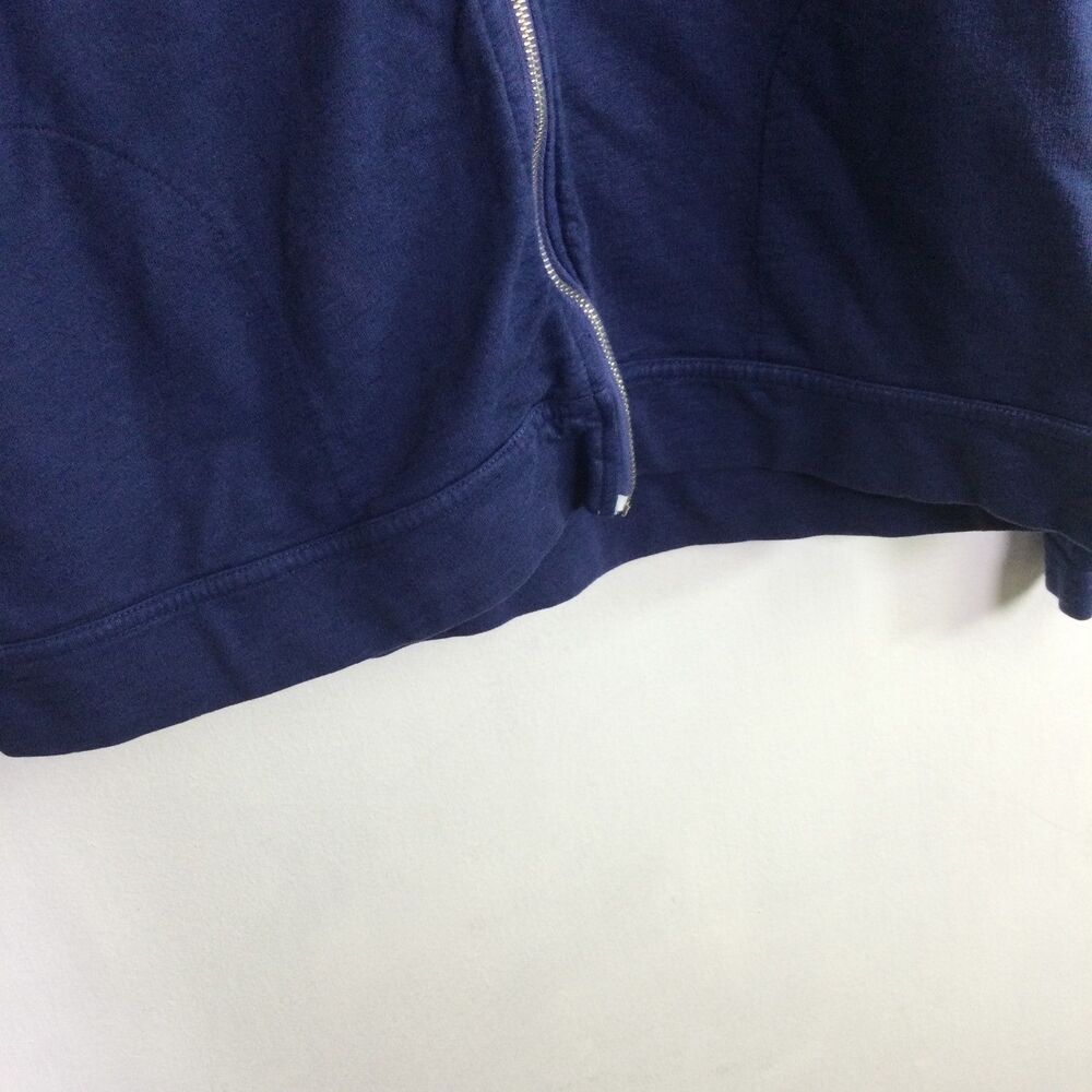 Fresh Produce Womens Sweatshirt Full zip-Up Long Sleeves Moonlight Blue Size XL - Picture 6 of 15